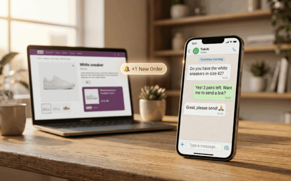 AI sales and service agent for WooCommerce stores TukiAI