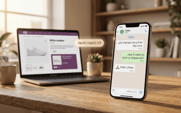 סוכן מכירות ושירות AI לחנויות WooCommerce TukiAI